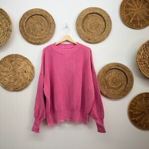 Aerie Pink Oversized Sweater Small